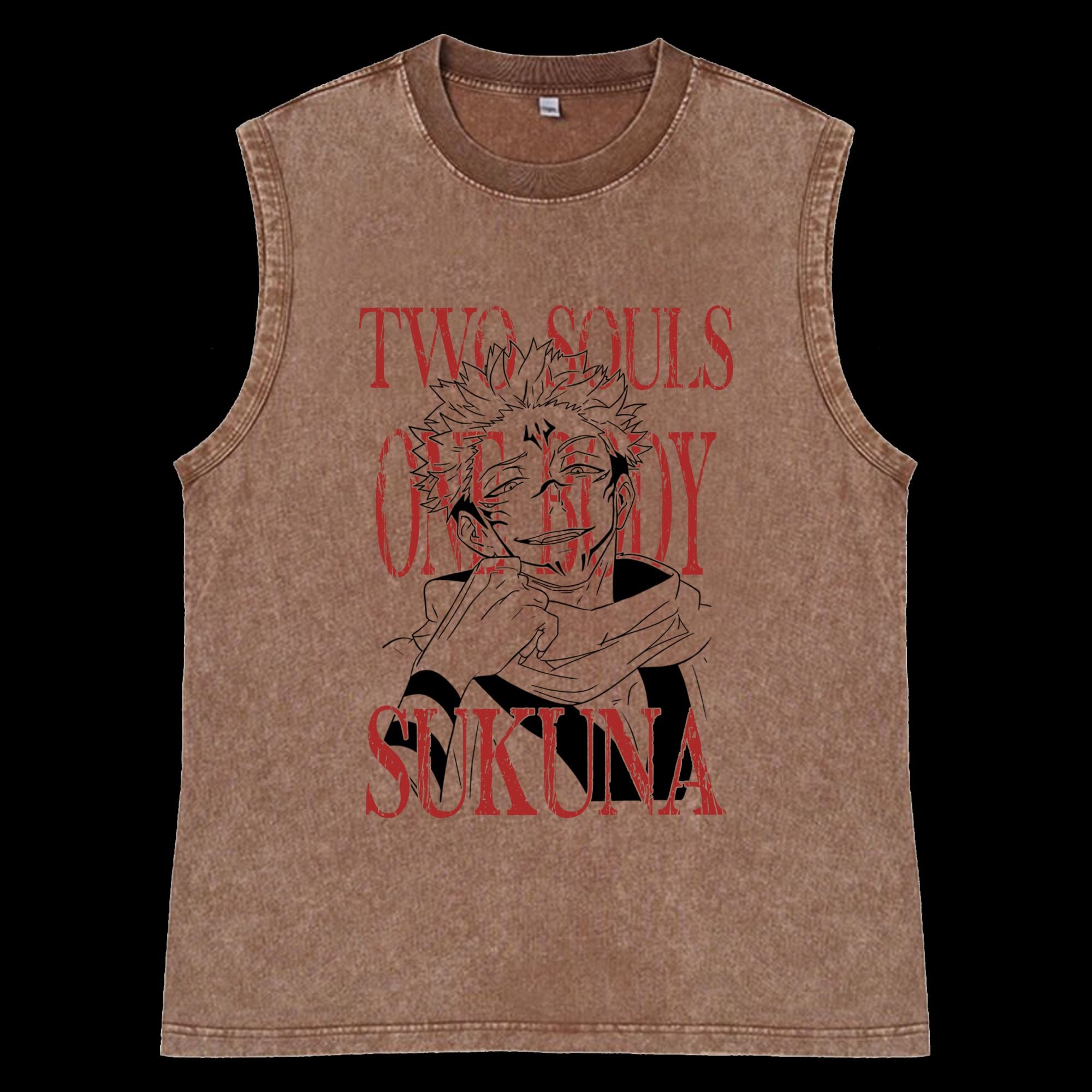 Sukuna Vintage Washed TankTop front view