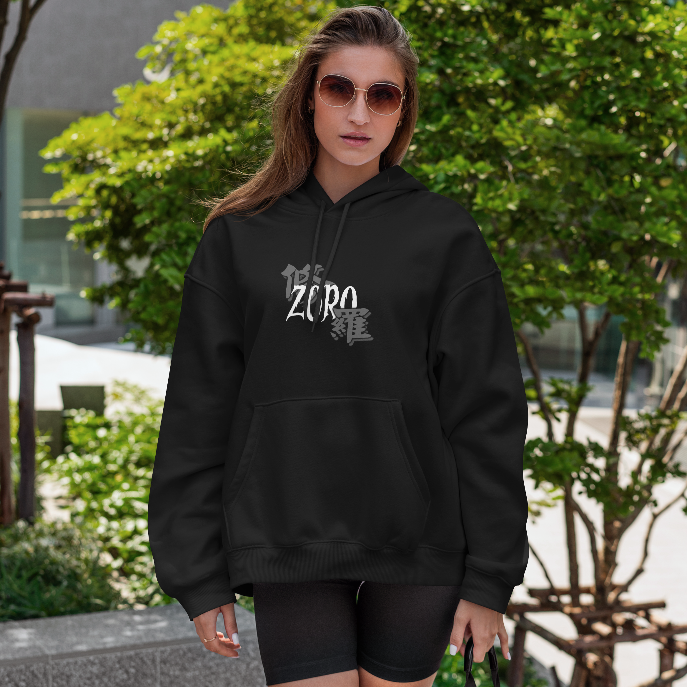 Asura Zoro Hoodie featuring Roronoa Zoro in Asura form from OnePiece