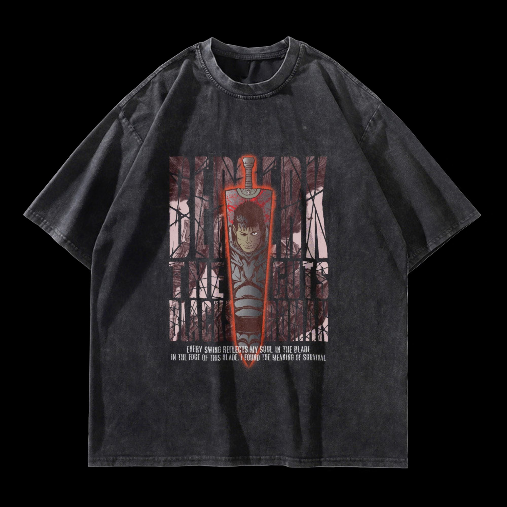 Guts Vintage Washed T-Shirt Berserk