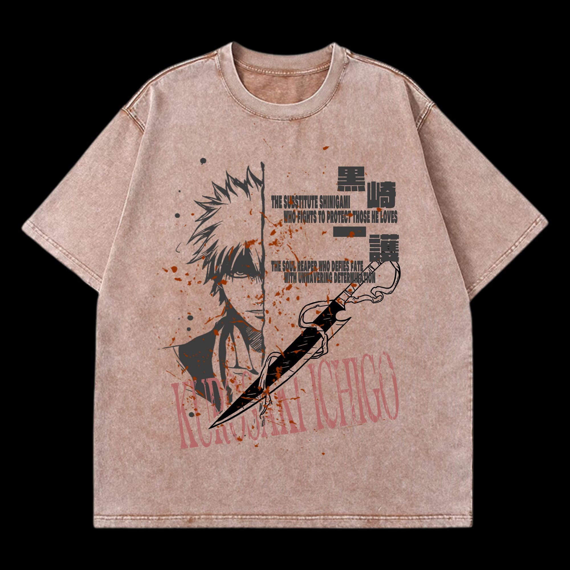 Kurosaki Ichigo Oversized T-Shirt featuring Ichigo Kurosaki from Bleach