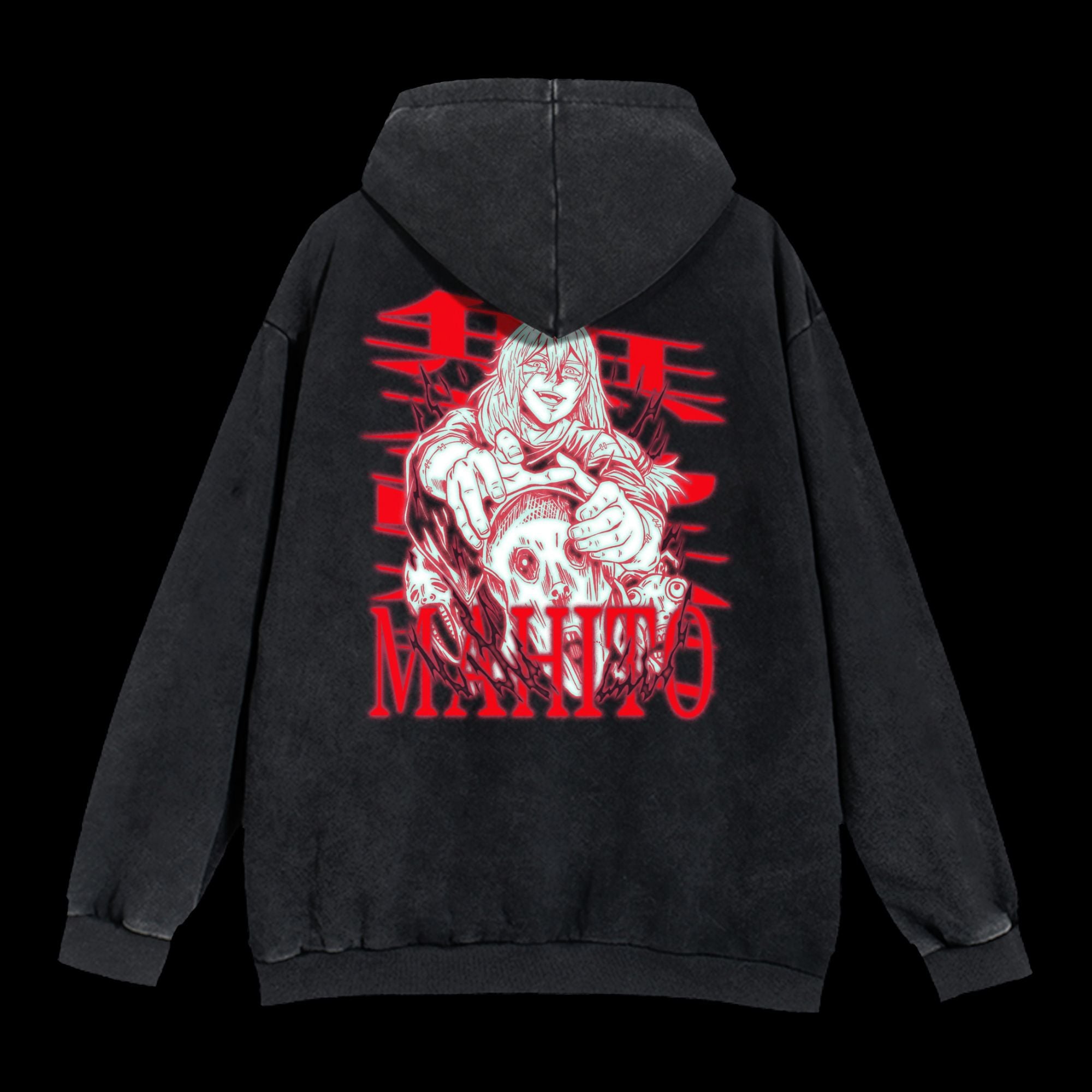 [VP] Mahito Vintage Washed Hoodie | JujutsuKaisen