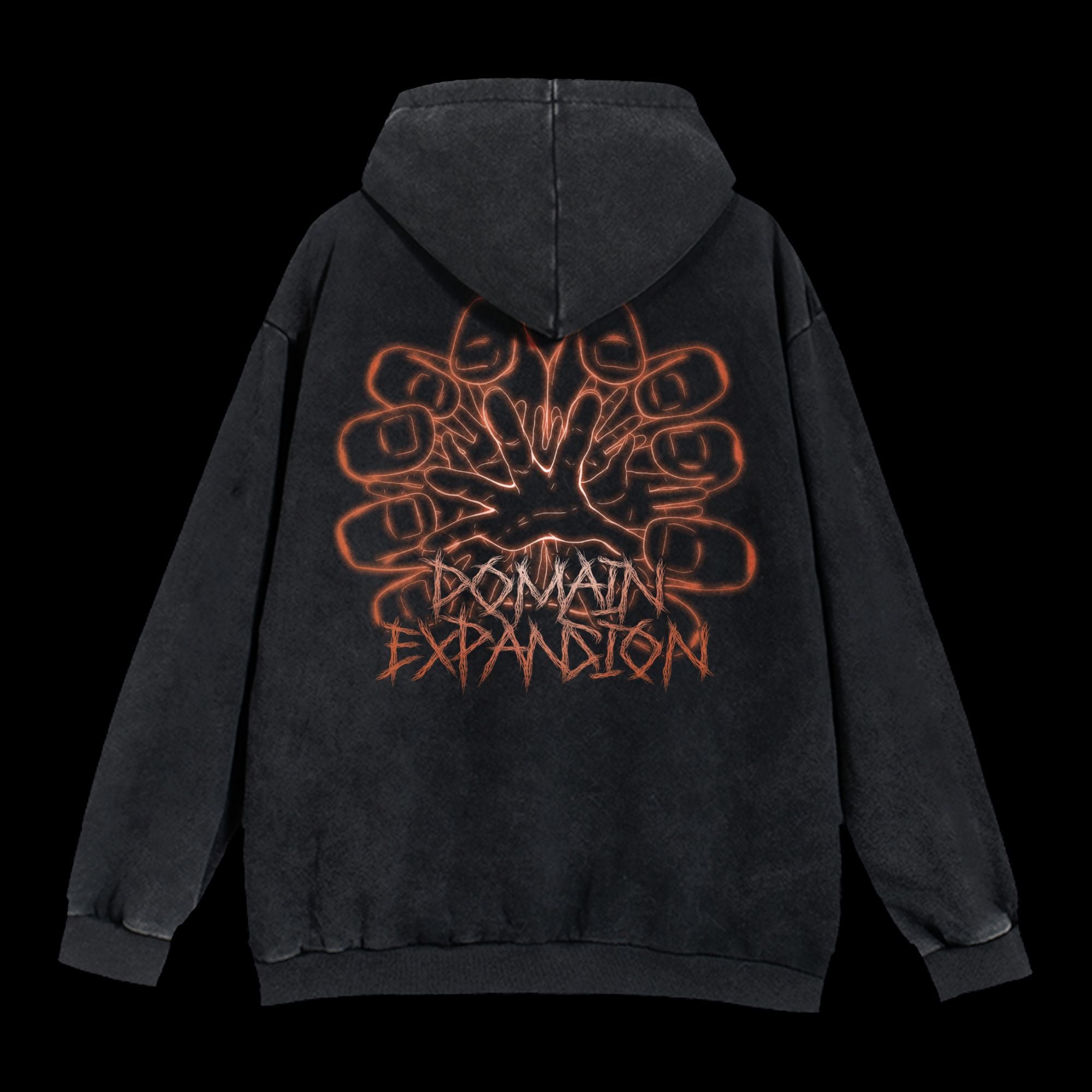 Self Embodiment of Perfection Vintage Washed Hoodie featuring Jujutsu Kaisen design