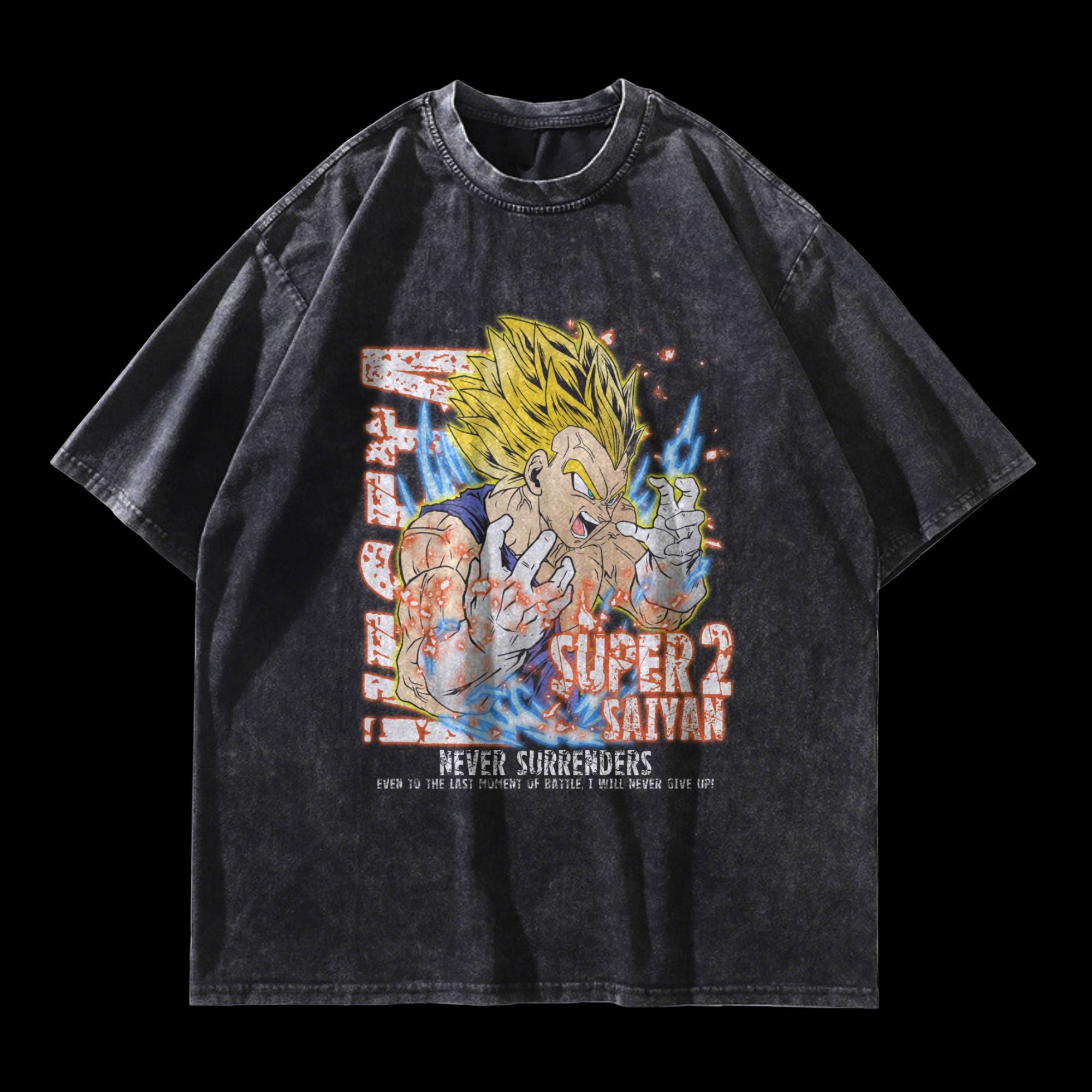 Vintage Washed SS2 Vegeta T-Shirt DragonBall