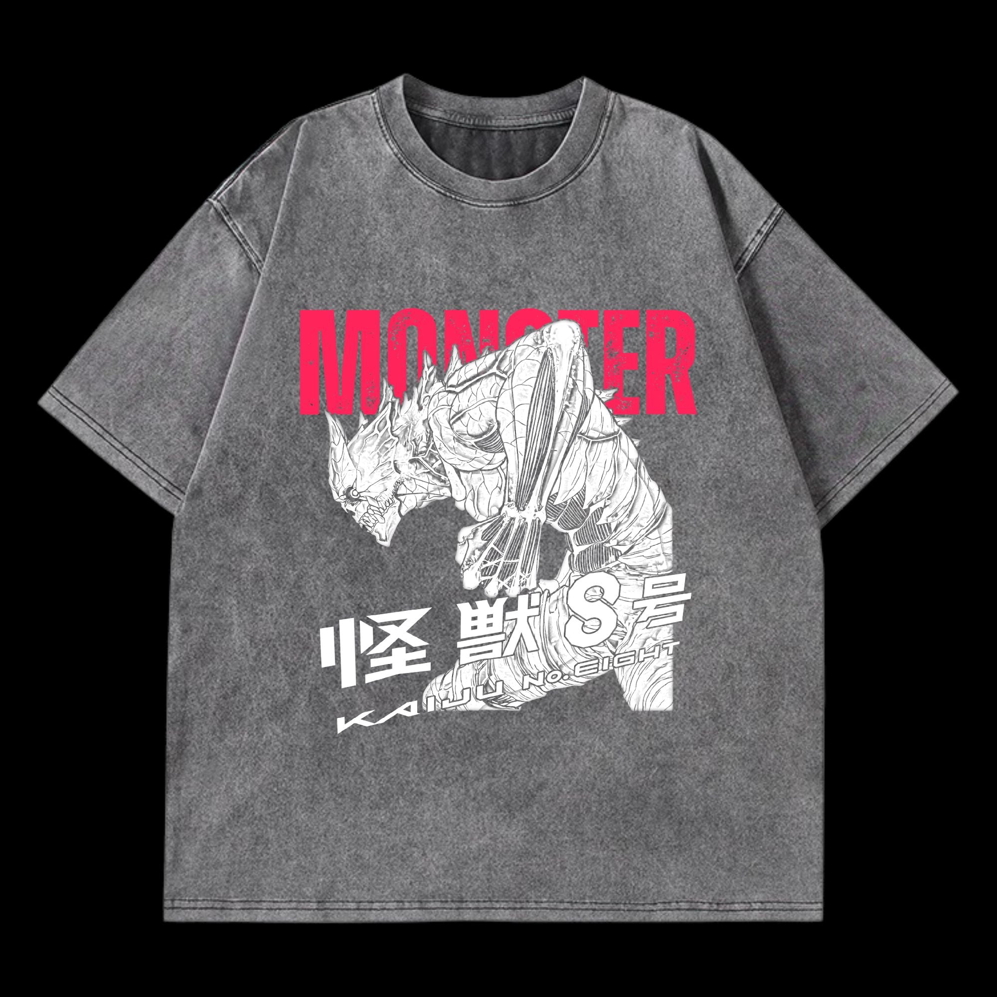 Monster 8 Washed T-Shirt featuring Monster 8 from Monster 8