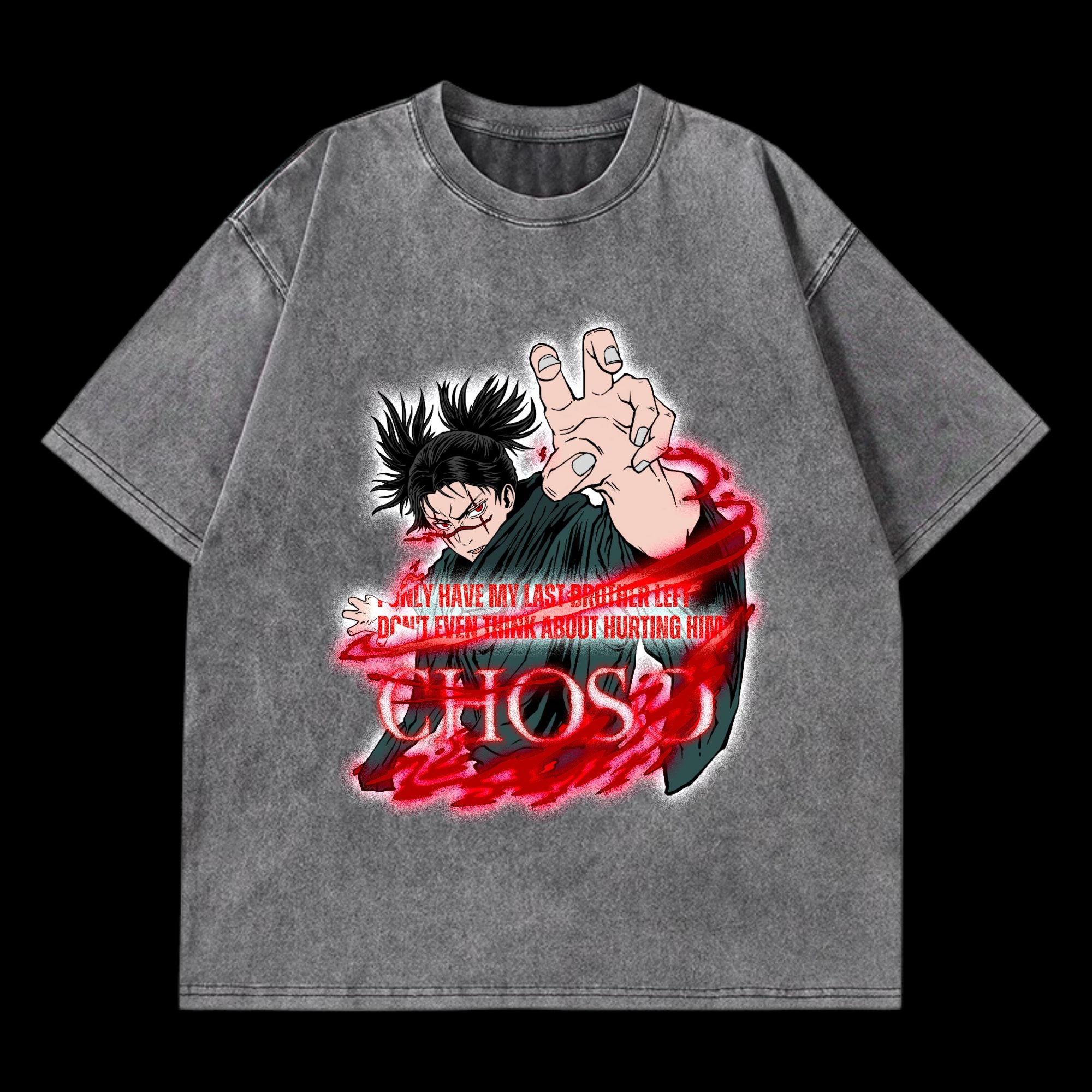 Choso V2 Washed T-Shirt featuring Choso from Jujutsu Kaisen