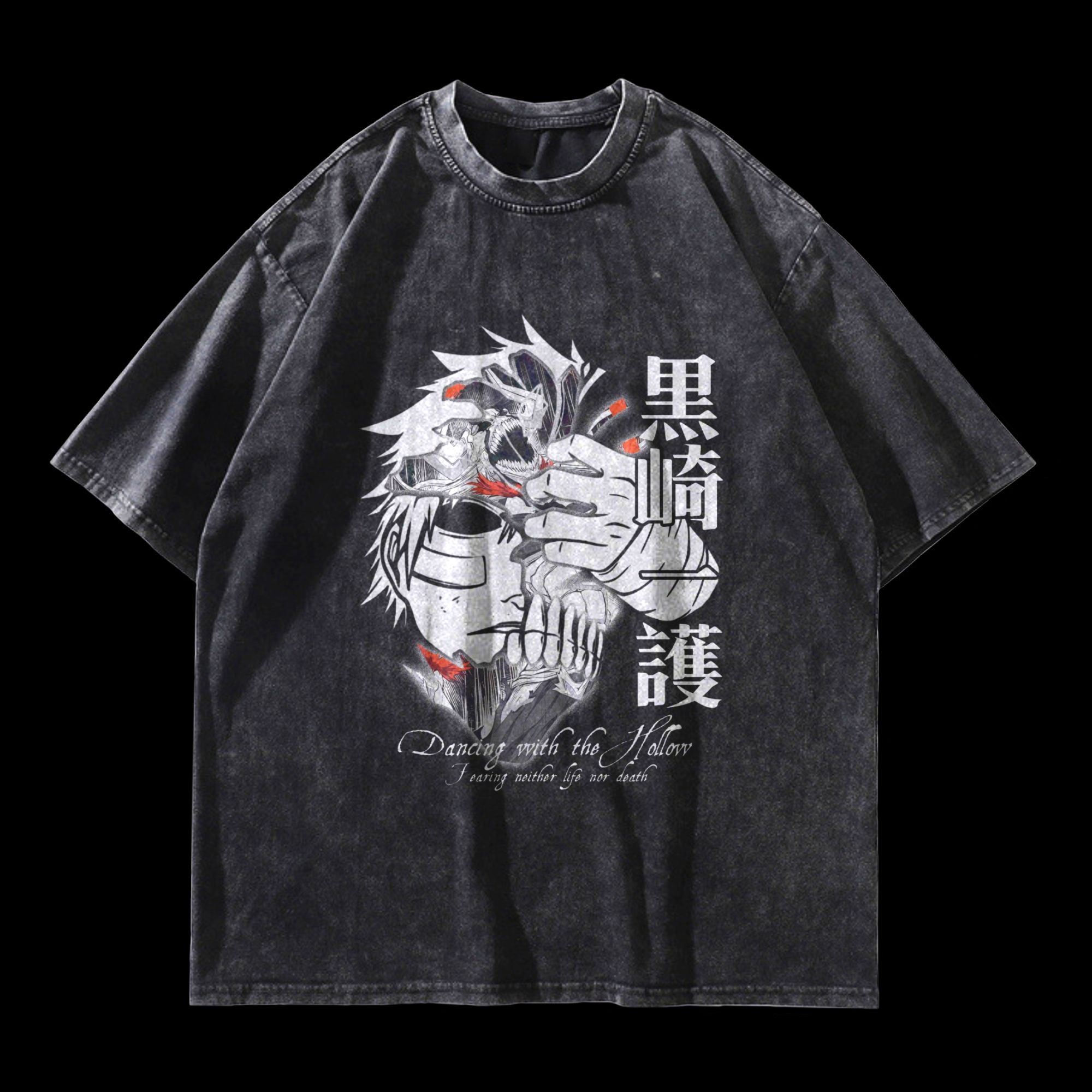 Hollow Ichigo Washed T-Shirt featuring Hollow Ichigo from Bleach