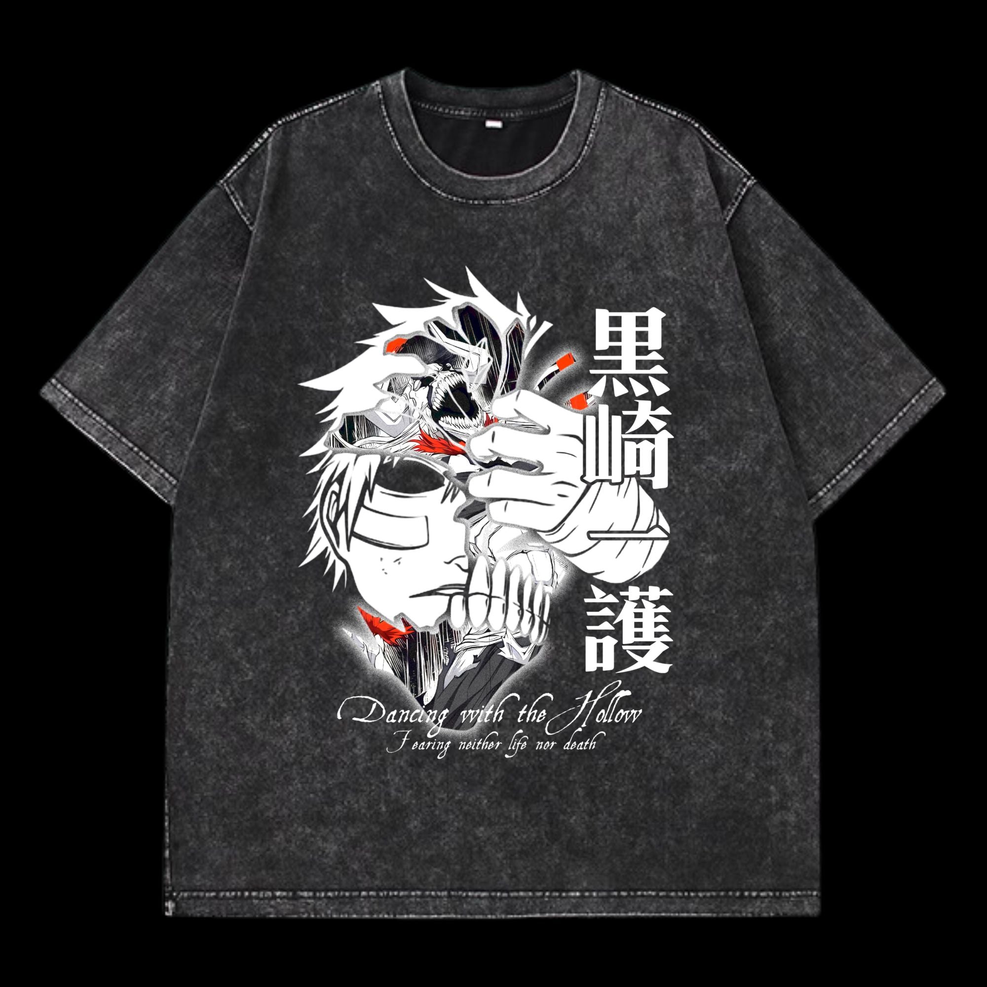 Hollow Ichigo Washed T-Shirt featuring Hollow Ichigo from Bleach