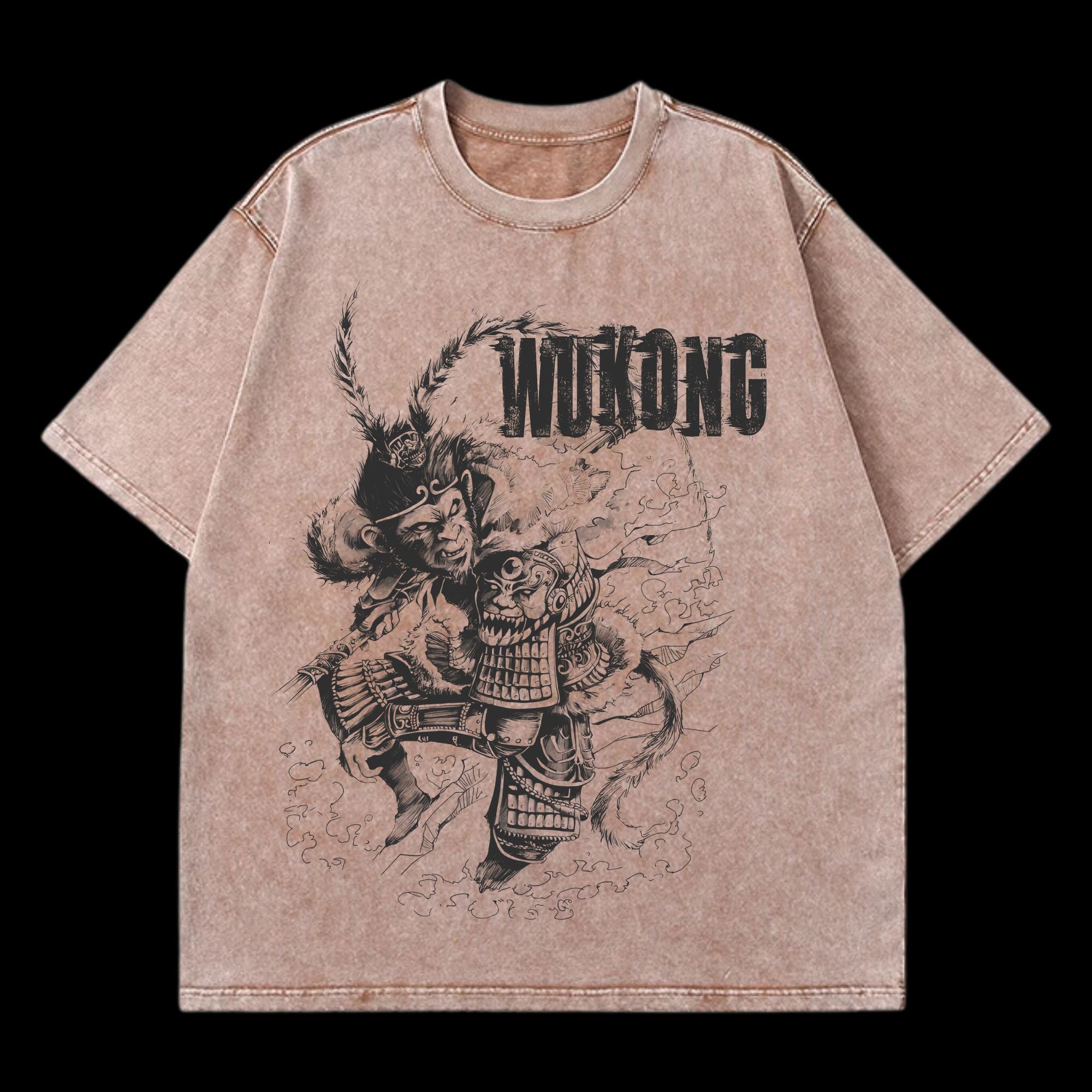 Wukong Washed T-Shirt featuring Wukong from 3A game 